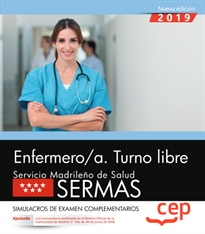 Books Frontpage Enfermero/a. Turno libre. Servicio Madrileño de Salud (SERMAS). Simulacros de examen complementarios