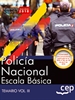 Front pagePolicía Nacional Escala Básica. Temario Vol. III.