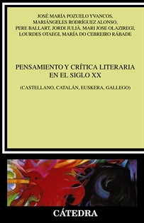 Books Frontpage Pensamiento y crítica literaria en el siglo XX