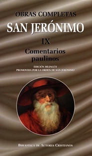 Books Frontpage Obras completas de San Jerónimo. IX: Comentarios paulinos