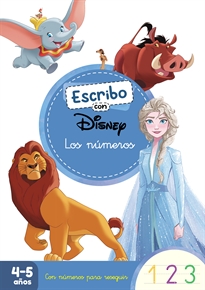 Books Frontpage Escribo con Disney. Los números (4-5 años) (Disney. Primeros aprendizajes)