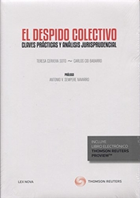 Books Frontpage El despido colectivo. Claves prácticas y análisis jurisprudencial (Lex Nova) (Papel + e-book)