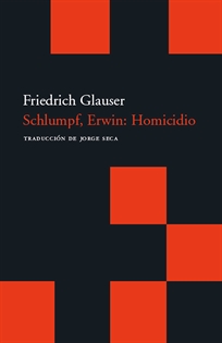 Books Frontpage Schlumpf, Erwin: homicidio