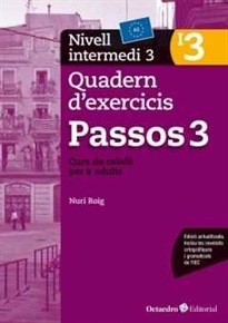 Books Frontpage Passos 3. Quadern d'exercicis. Nivell intermedi 3