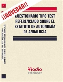 Books Frontpage Cuestionario tipo test referenciado sobre el Estatuto de Autonomía de Andalucía