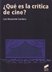 Front page¿Qué es la crítica de cine?