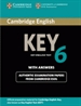 Front pageCambridge English Key 6 Student's Book with Answers