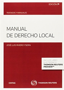 Books Frontpage Manual de Derecho Local (Papel + e-book)