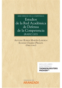Books Frontpage Estudios de la Red Académica de Defensa de la Competencia (RADC) (Papel + e-book)