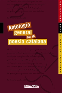 Books Frontpage Antologia general de la poesia catalana