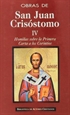 Front pageObras de San Juan Crisóstomo. IV: Homilías sobre la Primera Carta a los Corintios