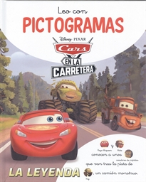 Books Frontpage Cars en la Carretera. Leo con pictogramas. La leyenda (Disney. Lectoescritura)