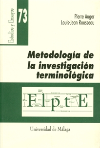 Books Frontpage Metodología de la investigación terminológica