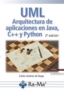 Books Frontpage UML. Arquitectura de aplicaciones en Java, C++ y Python. 2ª Edición