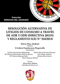 Books Frontpage Resolución alternativa de litigios de consumo a través de ADR y ODR