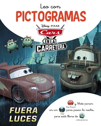 Books Frontpage Cars en la Carretera. Leo con pictogramas. Luces fuera (Disney. Lectoescritura)