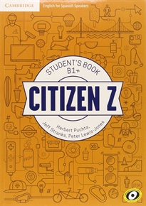 Books Frontpage Citizen Z B1+ Student's Book with Augmented Reality