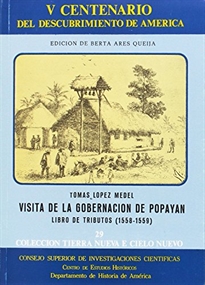 Books Frontpage Visita de la gobernación de Popayán