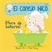 Front pageEl conejo Nico. Libro de cartón - ¡Hora de bañarse!