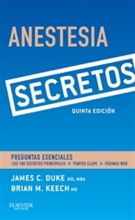 Books Frontpage Anestesia. Secretos (5ª ed.)