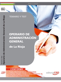 Books Frontpage Operario de Administración General de La Rioja. Temario y Test