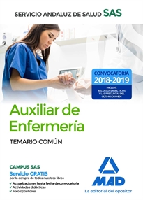 Books Frontpage Auxiliar Enfermería del Servicio Andaluz de Salud. Temario Común