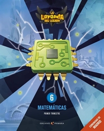 Books Frontpage Proyecto: La leyenda del Legado. Matemáticas 6. Comunidad de Madrid. Trimestres