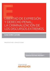 Books Frontpage Libertad de expresión y derecho penal: la criminalización de los discursos extremos (Papel + e-book)