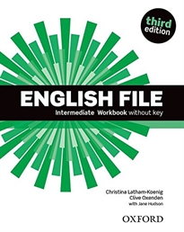 Books Frontpage English File 3rd Edition Intermediate. Workbook without Key