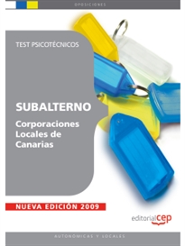 Books Frontpage Subalterno Corporaciones Locales de Canarias. Test Psicotécnicos