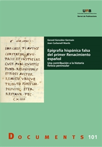 Books Frontpage Epigrafía hispànica falsa del primer Renacimiento español