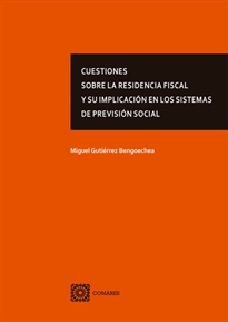 Books Frontpage Cuestiones sobre la residencia fiscal y su implicación en los sistemas de previsión social