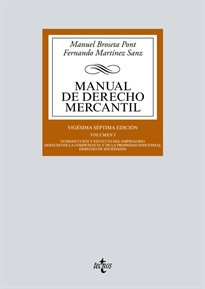 Books Frontpage Manual de Derecho Mercantil