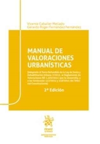 Books Frontpage Manual de valoraciones Urbanísticas 2ª ed. 2017