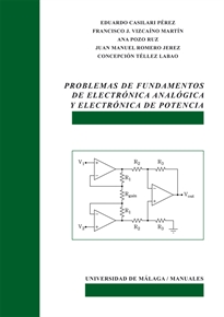 Books Frontpage Problemas de fundamentos de Electrónica Analógica y Electrónica de Potencia