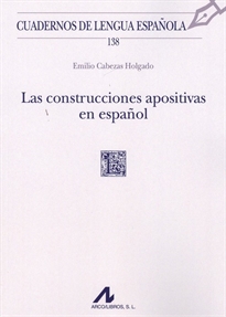Books Frontpage Las construcciones apositivas en español