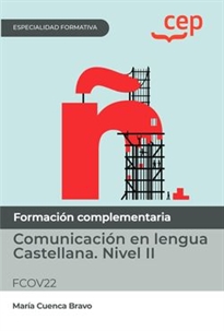 Books Frontpage Manual. Lengua Castellana. Nivel II (FCOV22). Especialidades formativas