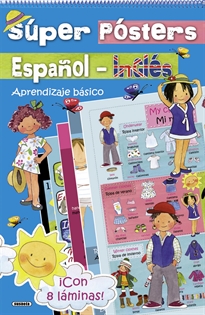 Books Frontpage Super Pósters Español-Inglés. Aprendizaje básico
