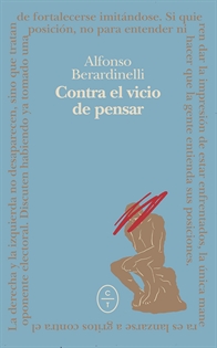 Books Frontpage Contra el vicio de pensar