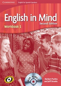 Books Frontpage English in Mind for Spanish Speakers Level 1 Workbook with Audio CD 2nd Edition