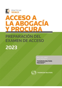 Books Frontpage Acceso a la Abogacía y Procura. Preparación del examen de acceso 2023  (Papel + e-book)
