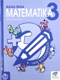 Books Frontpage Txanela 3 - Matematika 3. Lan-koadernoa 6