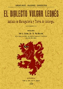 Books Frontpage El dialecto vulgar leones hablado en maragateria y tierra de Astorga