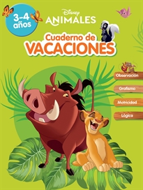 Books Frontpage Animales Disney. Cuaderno de vacaciones (3-4 años) (Disney. Cuaderno de vacaciones)