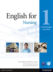 Books Frontpage English For Nursing Level 1 Coursebook And CD-Rom Pack