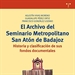 Front pageEl Archivo del Seminario Metropolitano San Atón de Badajoz