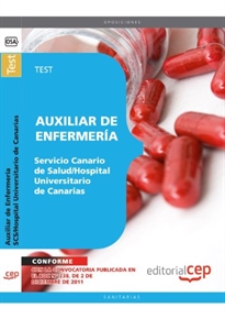 Books Frontpage Auxiliar de Enfermería Servicio Canario de Salud./Hospital Universitario de Canarias Test