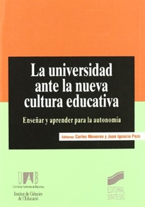 Books Frontpage La universidad ante la nueva cultura educativa