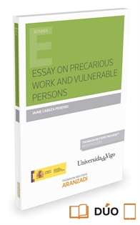 Books Frontpage Essay on precarious work and vulnerable persons (Papel + e-book)
