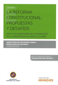 Books Frontpage La reforma constitucional: propuestas y desafíos (Papel + e-book)